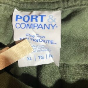 Port & Company Olive Green T-Shirt